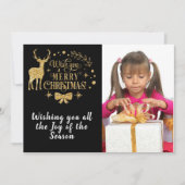 Ik wens u een prettige kerstkaart met 2 zonden en  (Voorkant)