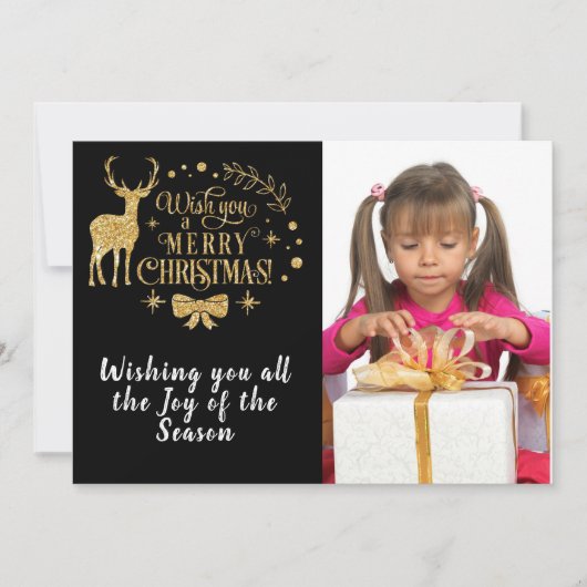 Ik wens u een prettige kerstkaart met 2 zonden en  (Voorkant)