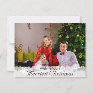 Ik wens u een prettigste kerstdag briefkaart