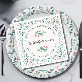 Ik wens u een smakelijk kerstfeest servet