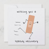 Ik wens u een snel herstel snel krijgen Kaart (Voorkant)