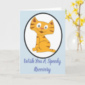 Ik wens u een spoedig herstel! kaart (Gele Bloem)