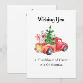 Ik wens u een trucje voor de kerstkaart van de hee (Voorkant / Achterkant)