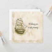 Ik wens u een veilige reis- kaart (Voorkant / Achterkant in situ)