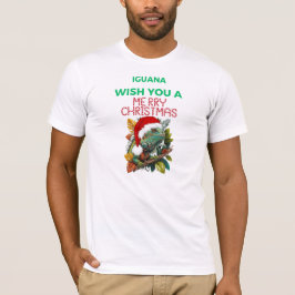 IK WENS U EEN VROLIJK KERSTFEEST IN GUYANA T-SHIRT