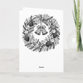 Ik wens u een vrolijk kerstfeest | Kleur mij Feestdagen Kaart (Achterkant)