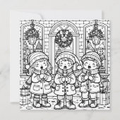 Ik wens u een vrolijk kerstfeest | Kleur mij Feestdagenkaart (Voorkant)