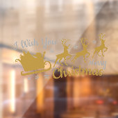 Ik wens u een vrolijk kerstfeest raamsticker (Vel 2)