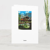 Ik wens u een vrolijk kerstfeest, Tirol Feestdagen Kaart (Achterkant)