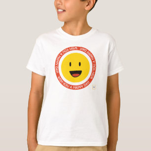 Ik wens u een vrolijke en gelukkige dag t-shirt