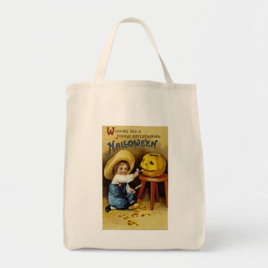 Ik wens u een zeer interessante halloween tote bag (Voorkant)