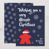 "Ik wens u een zeer prettige kerstfeestdag"-Kaart Feestdagenkaart (Voorkant / Achterkant)