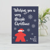 "Ik wens u een zeer prettige kerstfeestdag"-Kaart Feestdagenkaart (Staand voorkant)