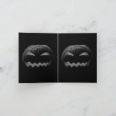 Ik wens u en u een griezelige, gelukkige Halloween Kaart (Binnen)