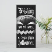 Ik wens u en u een griezelige Halloween (Staand voorkant)