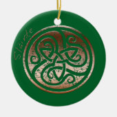 Ik wens u gezondheid - Slainte Keramisch Ornament (Voorkant)