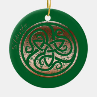 Ik wens u gezondheid - Slainte Keramisch Ornament