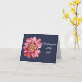 Ik wens u het allerbeste wenskaart kaart (Gele Bloem)