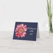 Ik wens u het allerbeste wenskaart kaart (Voorkant)