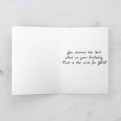 IK WENS U HET BESTE ******** UW VERJAARDAG***** KAART (Binnen)