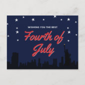 Ik wens u het beste vierde Briefkaart van juli (Voorkant)