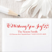 Ik wens u het    feestlabel Joystars Etiket (Insitu)