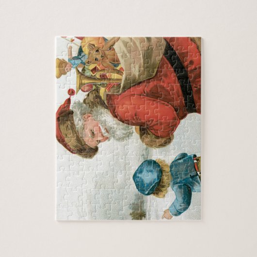 Ik wens u kerstcadeau van Ellen Clapsaddle Legpuzzel (Verticaal)