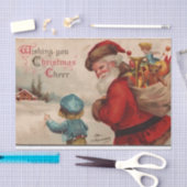 Ik wens u kerstcadeau van Ellen Clapsaddle Tissuepapier (Craft)