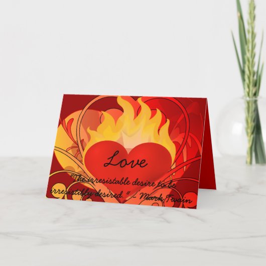 Ik wens u onweerstaanbaar - feestdagen kaart (Voorkant)