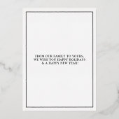 Ik wens u Prettige feestdagen verticale foto (Achterkant)