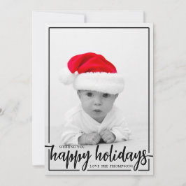 Ik wens u Prettige feestdagen verticale foto Feestdagenkaart