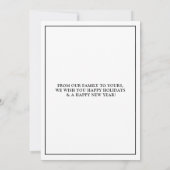 Ik wens u Prettige feestdagen verticale foto Feestdagenkaart (Achterkant)