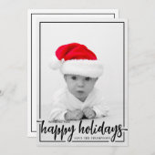 Ik wens u Prettige feestdagen verticale foto Feestdagenkaart (Voorkant / Achterkant)