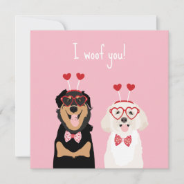 Ik wens u Valentijn Dog Rottweiler Maltipoo Puppy