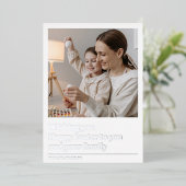 Ik wens u veel geluk | Fotocadeau | Reële Folie Folie Feestdagenkaart (Staand Voorkant)