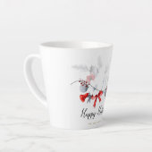 Ik wens u veel plezier Latte Mok (Linkerhoek)