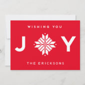 Ik wens u veel plezier met kerstfeestdag feestdagenkaart (Voorkant)