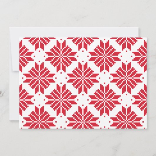 Ik wens u veel plezier met kerstfeestdag feestdagenkaart (Achterkant)