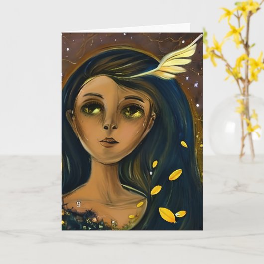 Ik wens u veel succes | Beter worden Kaart (Gele Bloem)