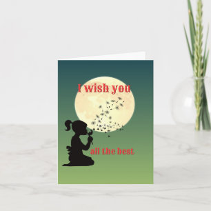 Ik wens u veel succes kaart
