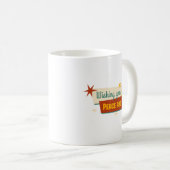 Ik wens u vrede en vrede koffiemok (Voorkant rechts)