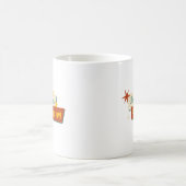 Ik wens u vrede en vrede koffiemok (Center)