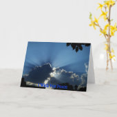 Ik wens u vrede kaart (Gele Bloem)