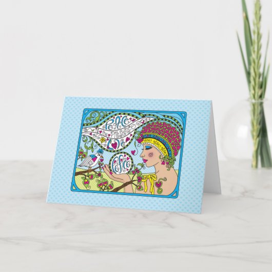 Ik wens u vrede_Wenskaart Kaart (Voorkant)