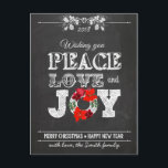 Ik wens u vredesliefde en Joy Feestdagenkaart<br><div class="desc">Ik wens u vredesliefde en Joy</div>