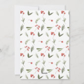 Ik wens u vredesliefde en vreugde met drie foto's  feestdagenkaart (Achterkant)