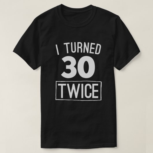 Ik werd 30 keer grappig 60 jaar shirt 1958 (Design voorkant)