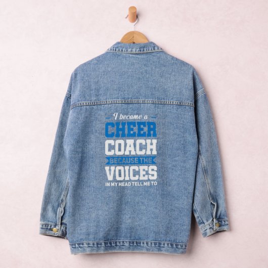 Ik werd een Cheer Coach Cheerlead Denim Jacket (Hangar)