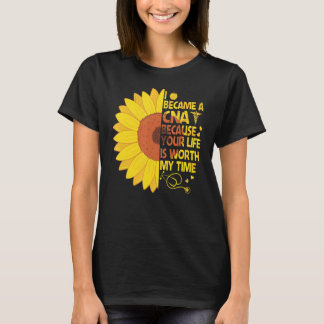 Ik werd een geheim omdat je leven mijn tijd waard  t-shirt