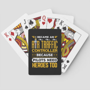 Ik werd een luchtverkeersleidingspersoneel pokerkaarten